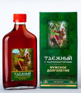 Бальзам безалкогольный Таежный с пантогематогеном 250мл
