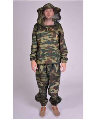 Костюм пчеловода камуфляжный с сеткой