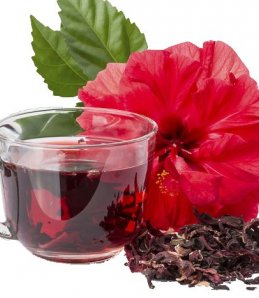 Зеленый чай с Каркаде