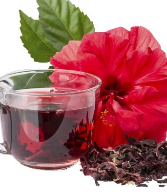 Зеленый чай с Каркаде