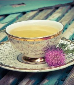 Зеленый чай с Расторопшей