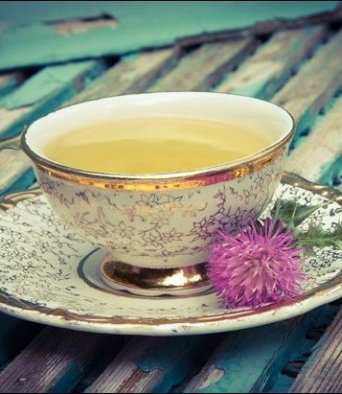 Зеленый чай с Расторопшей