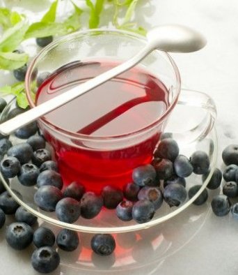 Зеленый чай с Черникой