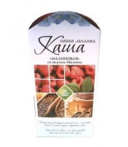 Наша Льняная каша Малиновая 400 гр