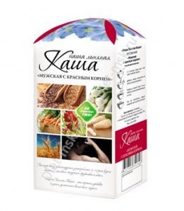 Наша Льняная каша Мужская с красным корнем 400 гр