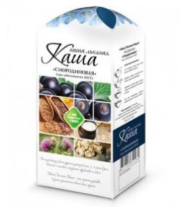 Наша Льняная каша Смородиновая 400 гр