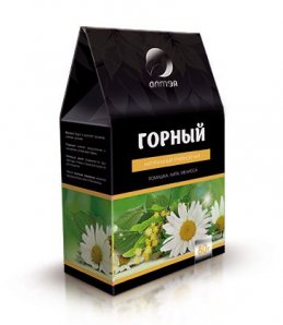 Чайный напиток Травяной чай ГОРНЫЙ Алтэя 80 г.