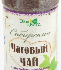 Чай Чаговый с листьями смородины 90 гр