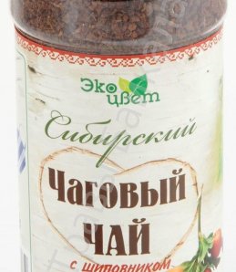 Чай Чаговый с плодами шиповника 90 гр