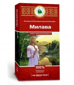 Бальзам МИЛАВА 250 мл. на фруктозе