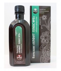 Бальзам Алфит Плюс №5 для нормализации обмена веществ 250мл