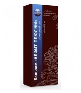 Бальзам Алфит Плюс №6 здоровый сон 250мл