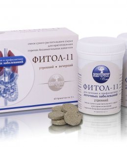 Смеси Фитол 11 легочный