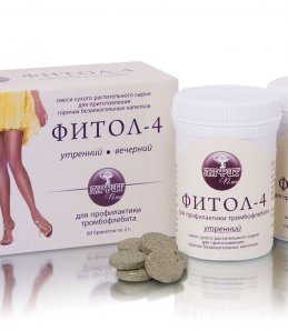 Смеси Фитол 4 для профилактики тромбофлебита