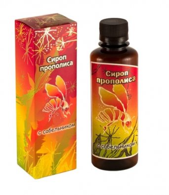 Сироп прополиса с САБЕЛЬНИКОМ 200 мл