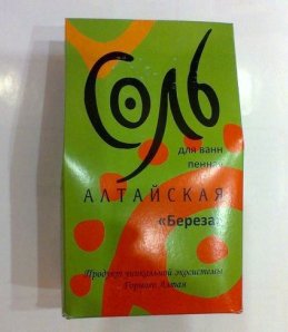 Соль для ванн Алтайская береза 0,6 кг