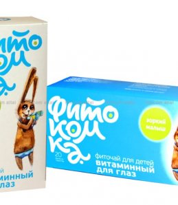 Чай детский травяной серии Фитокомка Зоркий малыш ф/п