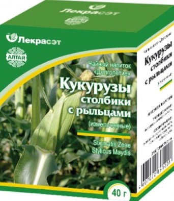 Кукуруза (столбики с рыльцами измельченные) 40 гр