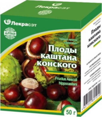 Каштан конский (плоды) 50 гр
