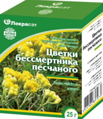 Бессмертник песчаный (цветки) 25 гр
