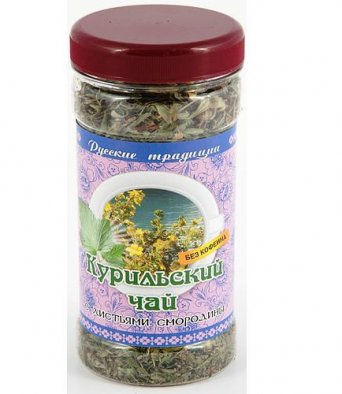 Курильский чай с листьями смородины 30 гр