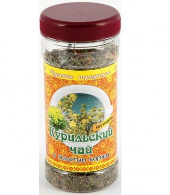 Курильский чай с золотым корнем тонизирующий 30гр