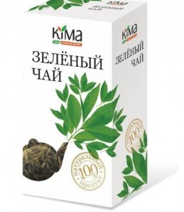 ЧАЙ ЗЕЛЕНЫЙ БАЙХОВЫЙ "KIMA" ВЫСШЕГО СОРТА 75 гр