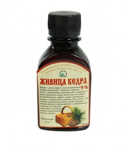 Живица кедра 5% в облепиховом масле 110 мл