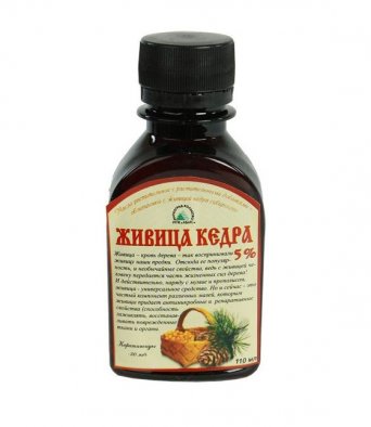 Живица кедра 5% в облепиховом масле 110 мл