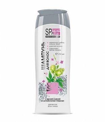 Planet SPA Altai Шампунь для волос с белой глиной 400 мл
