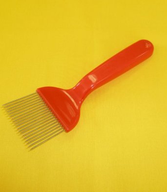 Вилка для распечатки сотов пластиковая ручка (прямые иглы)