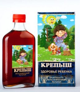 Бальзам безалкогольный Крепыш детский 250мл