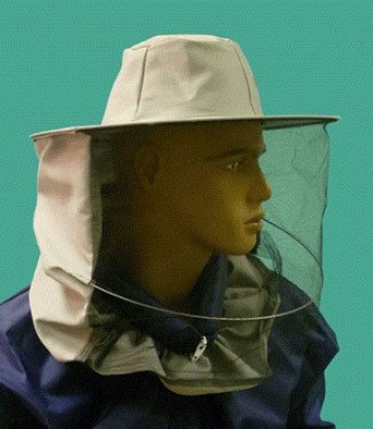 Сетка лицевая Пчеландия полуоткрытыя с резинкой  серый цвет,хлопок+синтетика