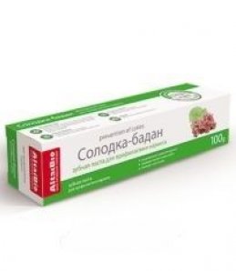 AltaiBio Зубная паста для профилактика кариеса Солодка-Бадан 75 мл