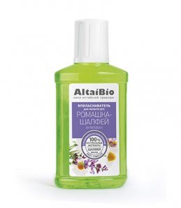 AltaiBio Ополаскивательдля полости рта Антитабак Ромашка-Шалфей 200 мл