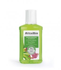 AltaiBio Ополаскивательдля полости рта,профилактика кариеса Солодка-Бадан 200 мл