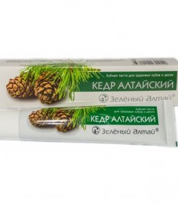 Зубная паста Кедр Алтайский Зеленый Алтай 75 мл