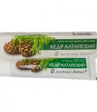 Зубная паста Кедр Алтайский Зеленый Алтай 75 мл