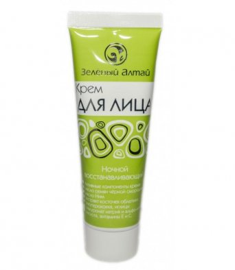 Крем для лица  ночной Востановление Зеленый Алтай 75мл