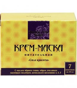 Крем-маска Питательная Золотые соты Алтая Сила красоты