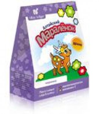 Драже алтайское МАРАЛЕНОК с пантогематогеном и черникой 70 гр.