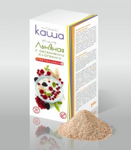 Каша льняная с овсяными хлопьями 300 гр