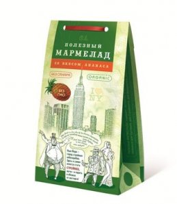 Мармелад НьюЙорк для СТРОЙНОСТИ с Ананасом 150гр