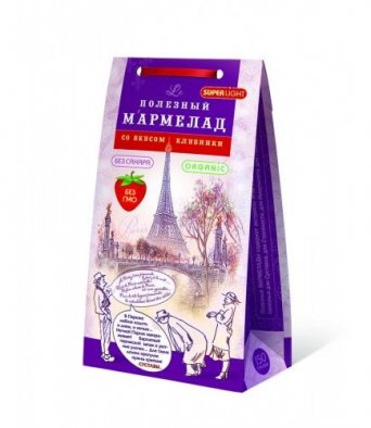 Мармелад Париж для СУСТАВОВ  с Клубникой 150гр