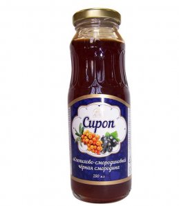 Сироп Облепихово-смородиновый черная смородина 250 мл