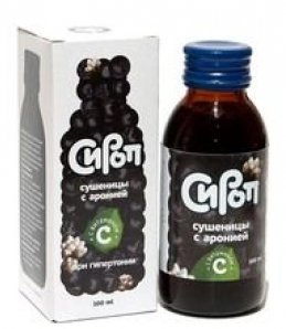 Сироп СУШЕНИЦЫ С АРОНИЕЙ. ПРИ ГИПЕРТОНИИ 100 мл