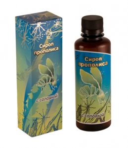 Сироп прополиса с СОЛОДКОЙ  200 мл