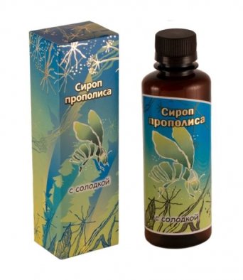 Сироп прополиса с СОЛОДКОЙ  200 мл