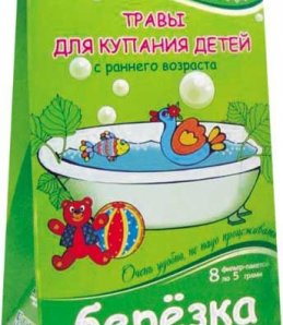 Травы для купания детей с раннего возраста БЕРЕЗКА ТМ Целебный Дар Алтаяупак.8 ф/п 5г