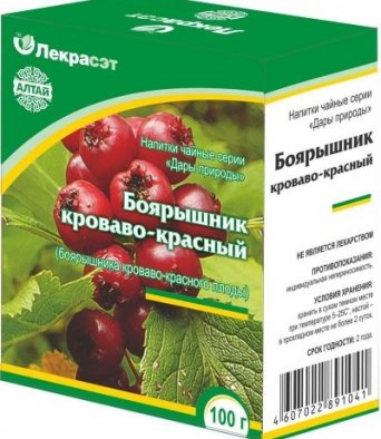 Боярышник кроваво-красный (боярышника кроваво-красного плоды) 100 гр